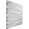 Ekena Millwork Serina EnduraWall Decorative 3D Wall Panel, White, 19 5/8"W x 19 5/8"H WP20X20SRWH - alternate 4